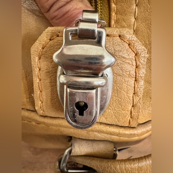 Vintage 70’s Flite-Line Mustard Zip Hand Luggage Yellow Overnight Travel Bag - Picture 7 of 12